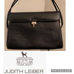 Authentic Judith Leiber Vintage Leather Bag
